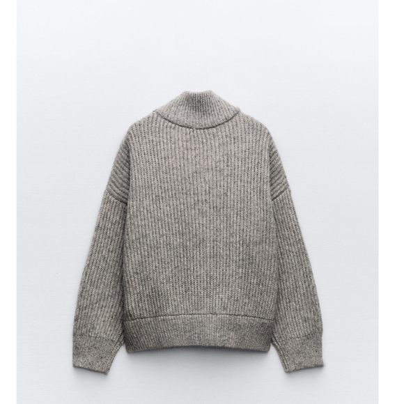 ❌️SOLD❌️KNIT BOMBER JACKET SIZE M - Picture 7 of 9